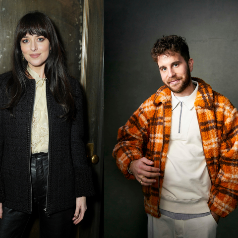 Dakota Johnson (from left), Ben Platt and Eve Hews