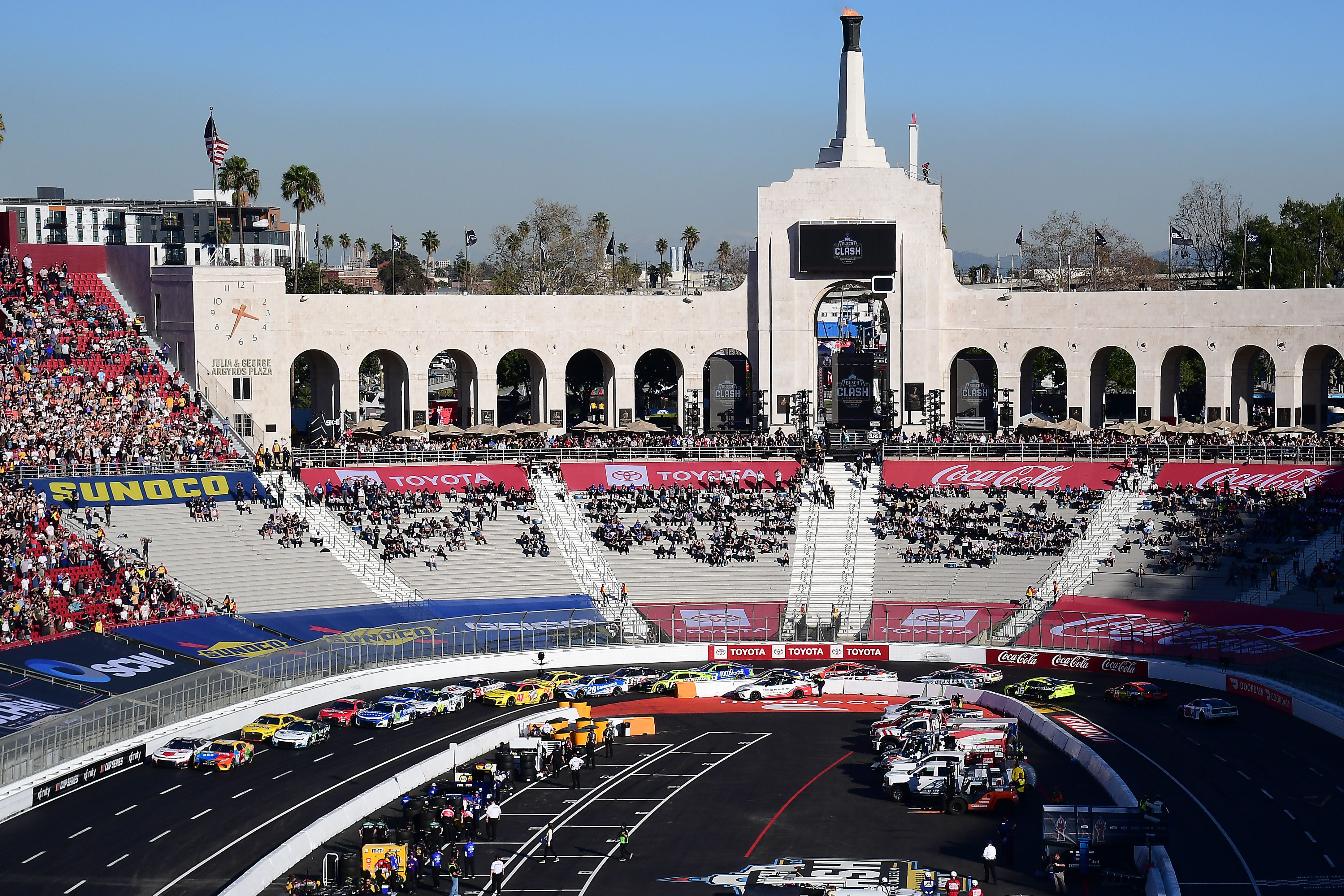 NASCAR Clash At LA Coliseum: Time, TV, Streaming For Sunday's Race