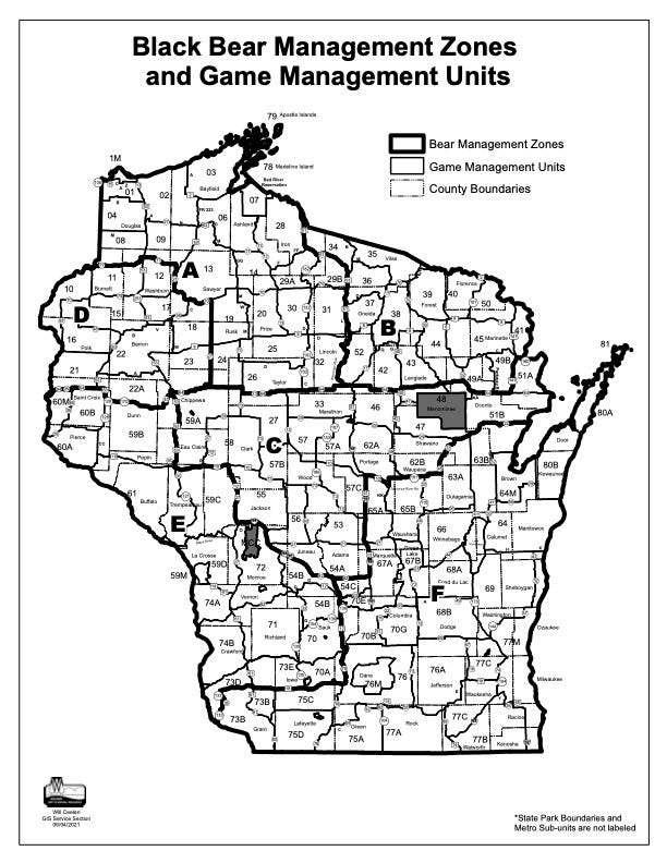 wisconsin time zone map