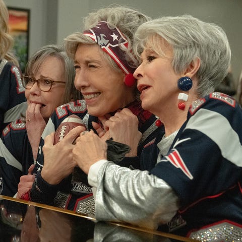 Jane Fonda (from left), Sally Field, Lily Tomlin a