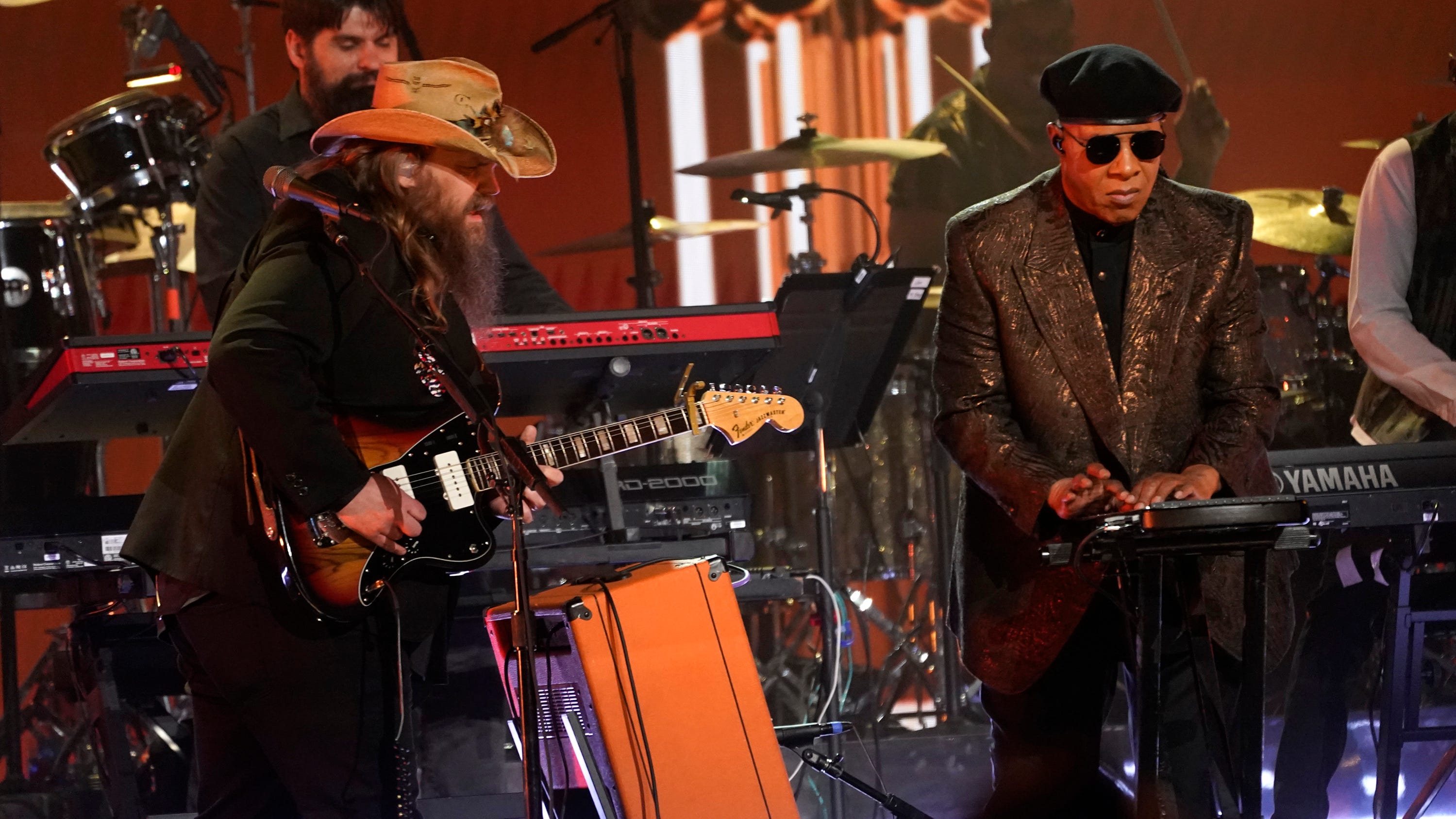 Grammys 2023 Stevie Wonder, Chris Stapleton perform 'Higher Ground'