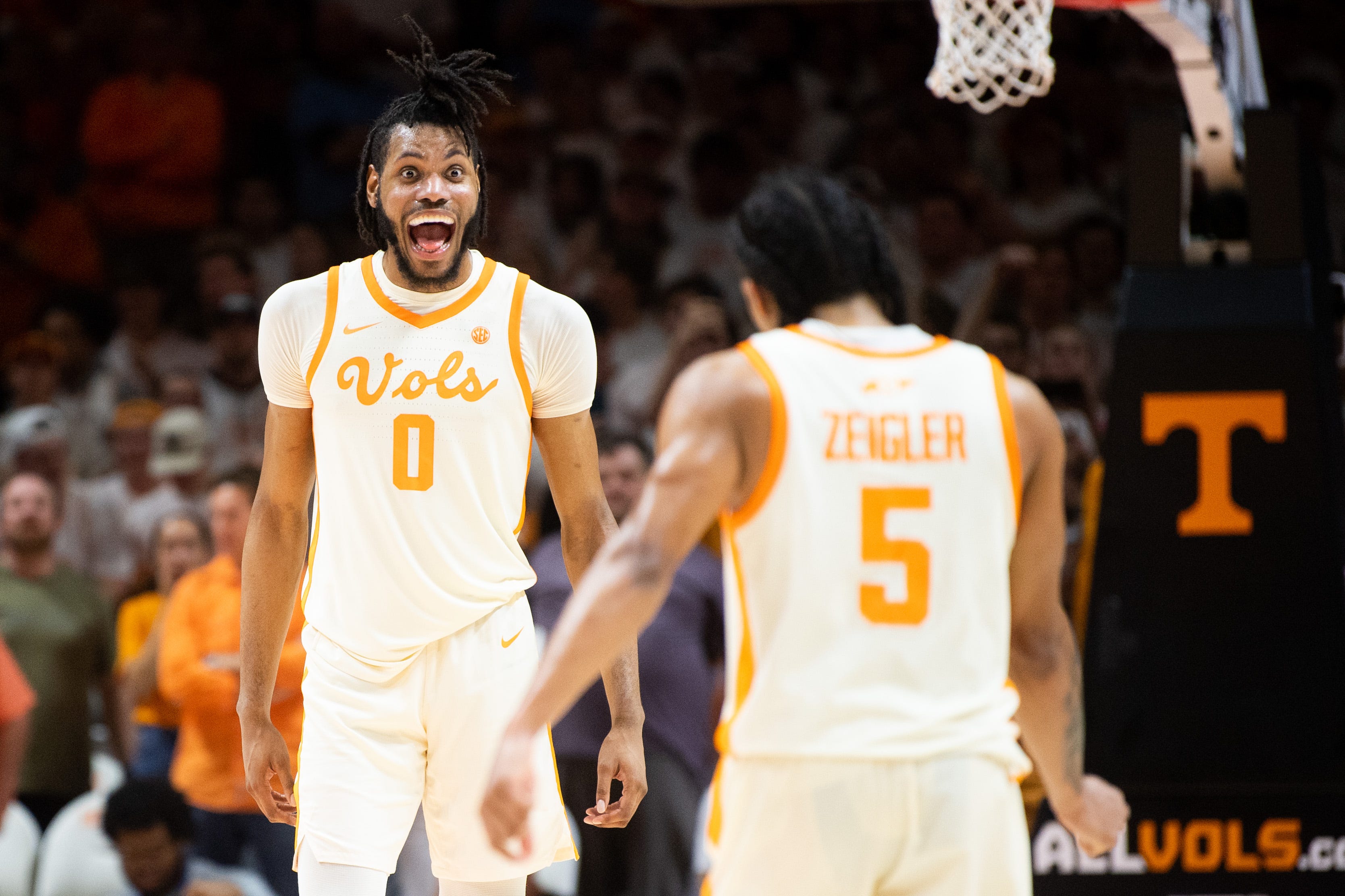 Tennessee Basketball: Jonas Aidoo Launches Vols Defense To Rare Air