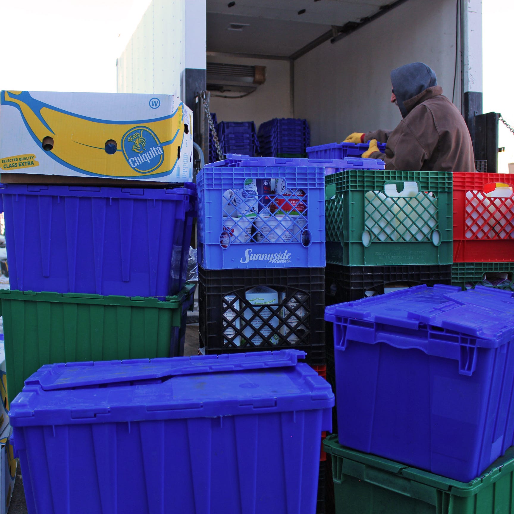 The FISH pantry in Elko, Nevada, receives food donations from area grocery stores, which might otherwise throw out the items near or past their 