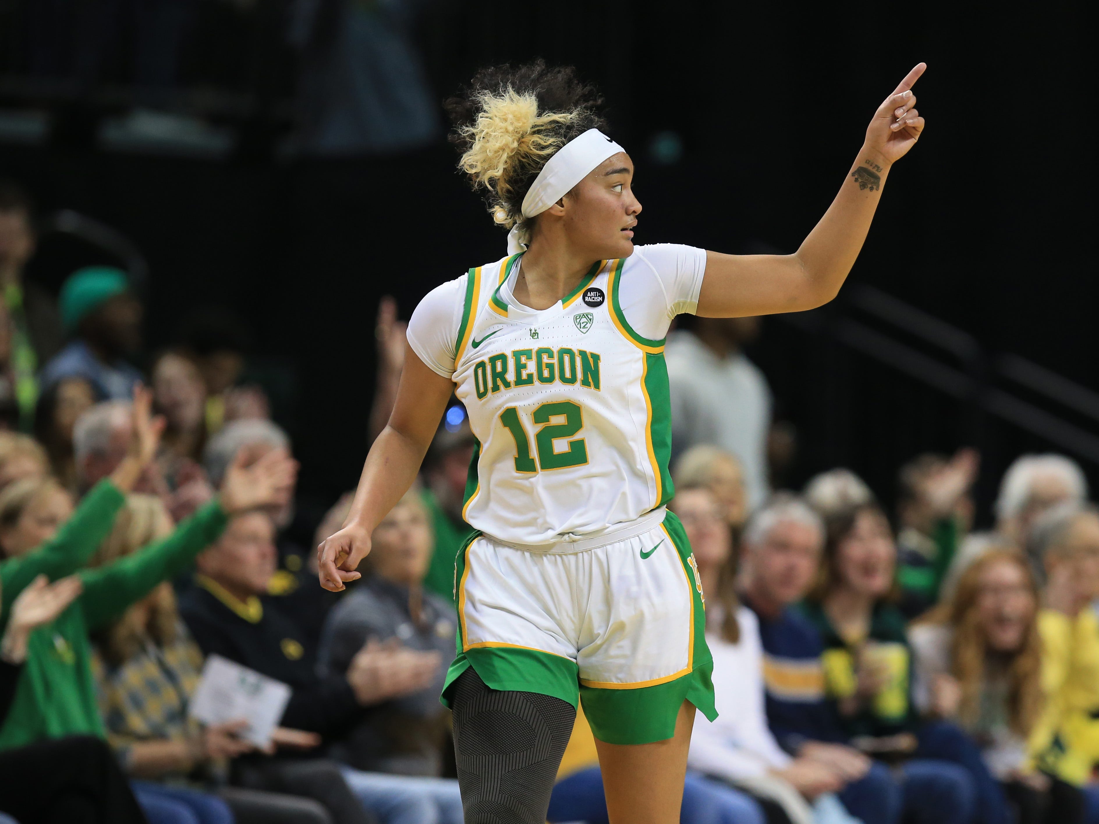 Oregon Te-Hina Paopao Back On Track Pac-12 Women Basketball Tournament