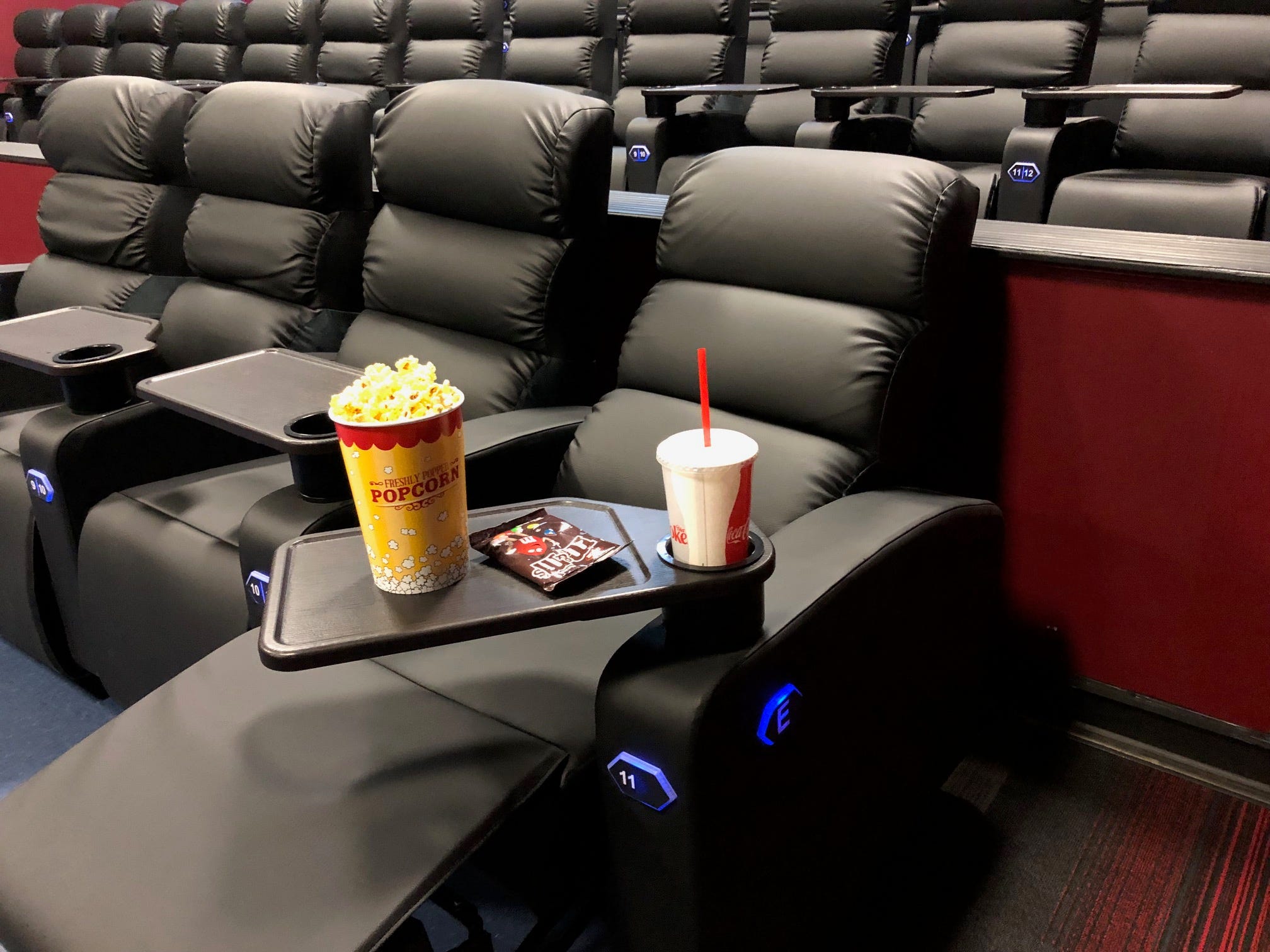 Gardner Cinema renovations: Luxury reclining seats for movie fun