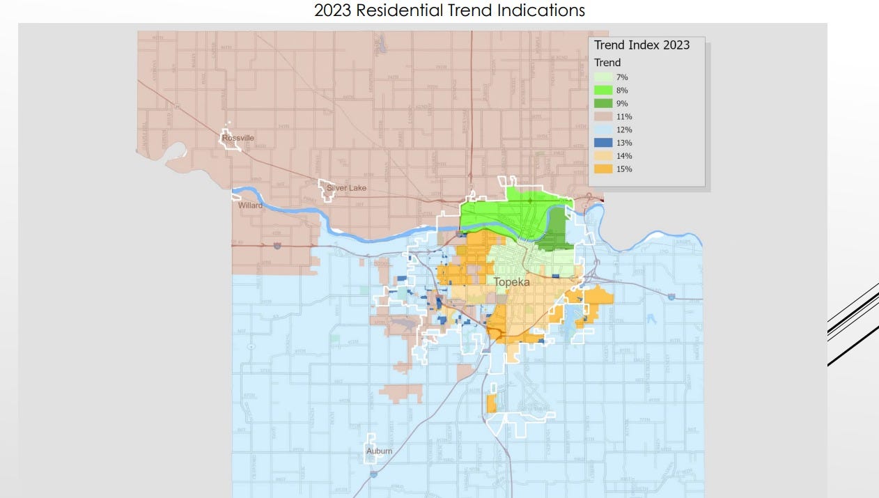 Shawnee County residential appraisal values see average hike of 13.8%