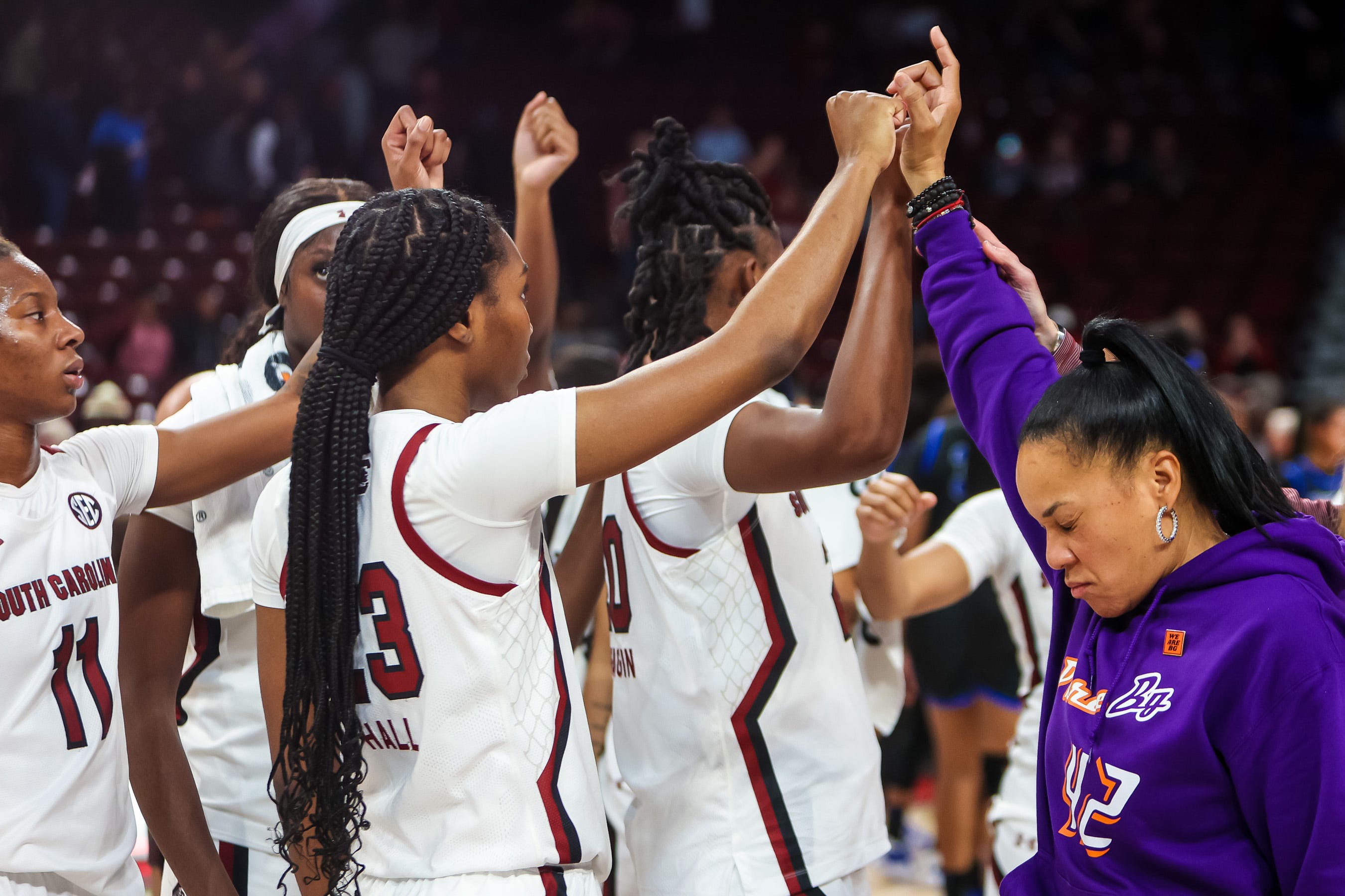 Dawn Staley, Gamecocks basketball coach, is titan on and off court