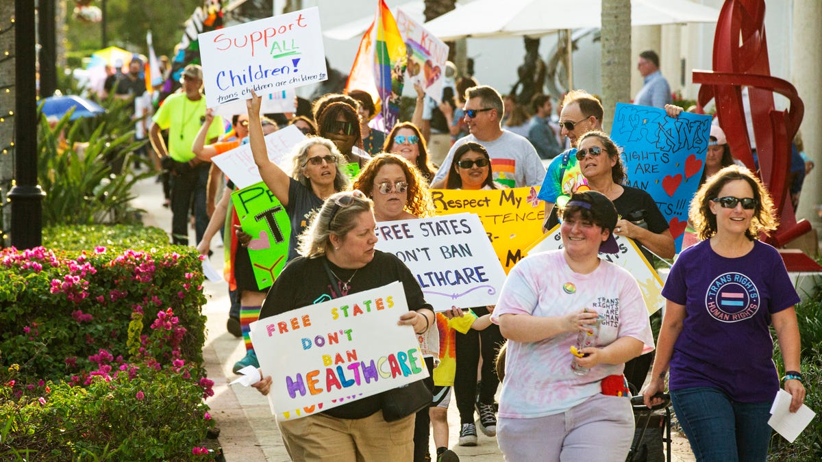 Naples Pride holds protest over several antiLGBT Florida House bills