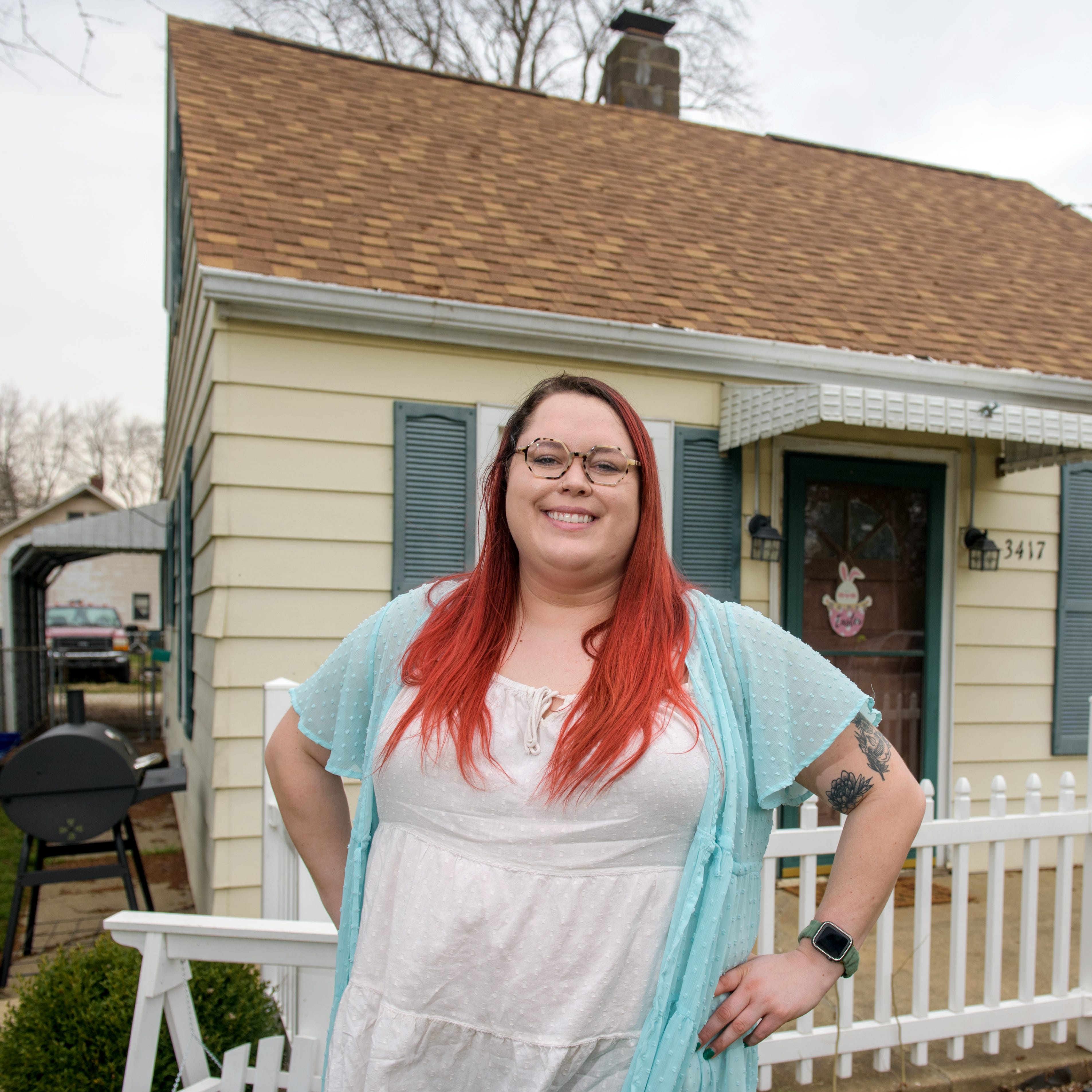 Jessica O'Neill recently bought her first home, a two-bedroom ranch off Harmon Highway for $54,000. 