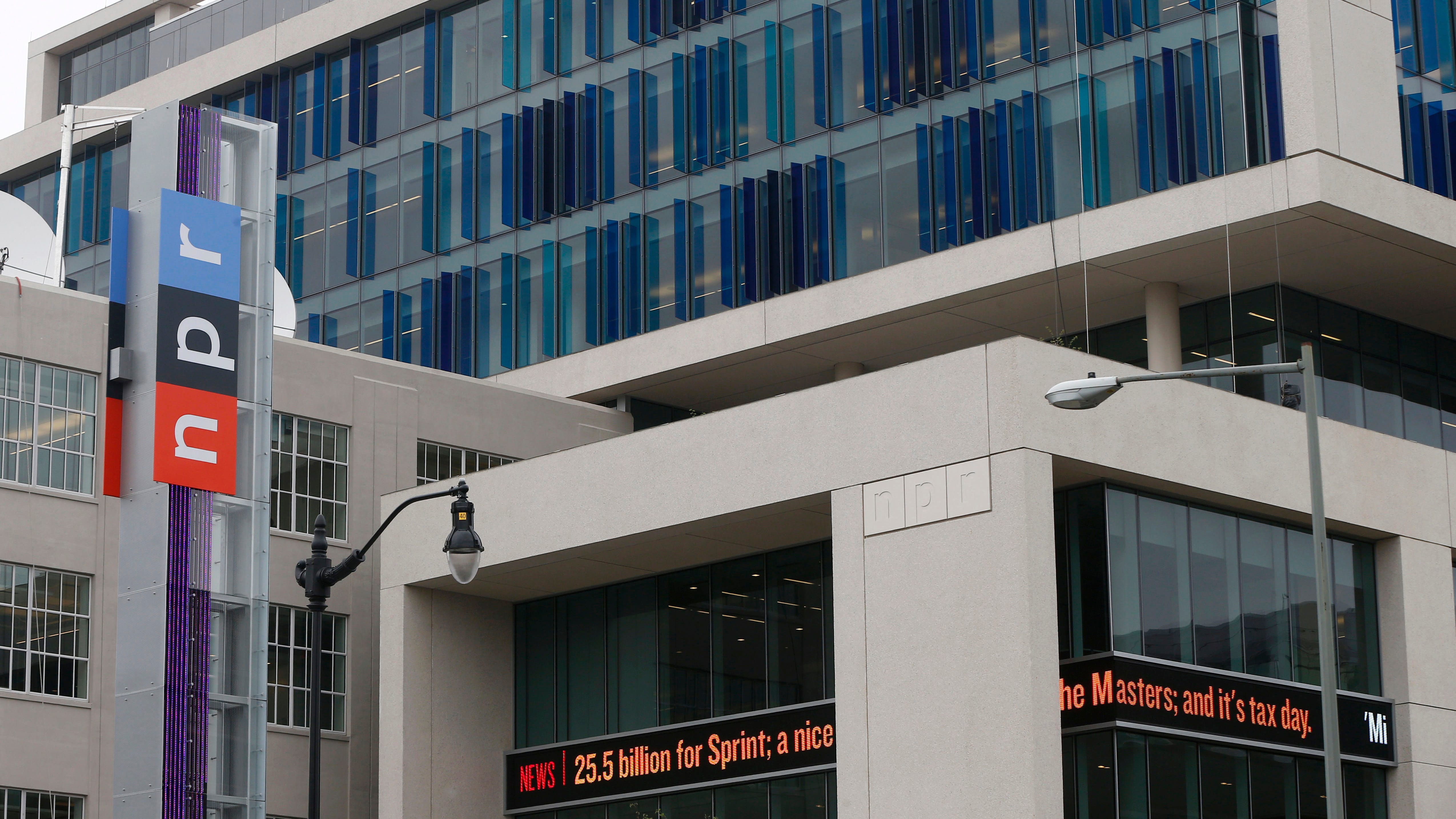 In this April 15, 2013 file photo, the headquarters for National Public Radio (NPR) in Washington.