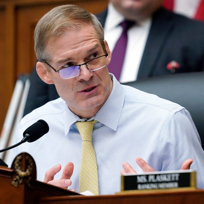 House Judiciary Committee Chairman Jim Jordan, R-Ohio, speaks during a subcommittee hearing on Feb. 9, 2023.