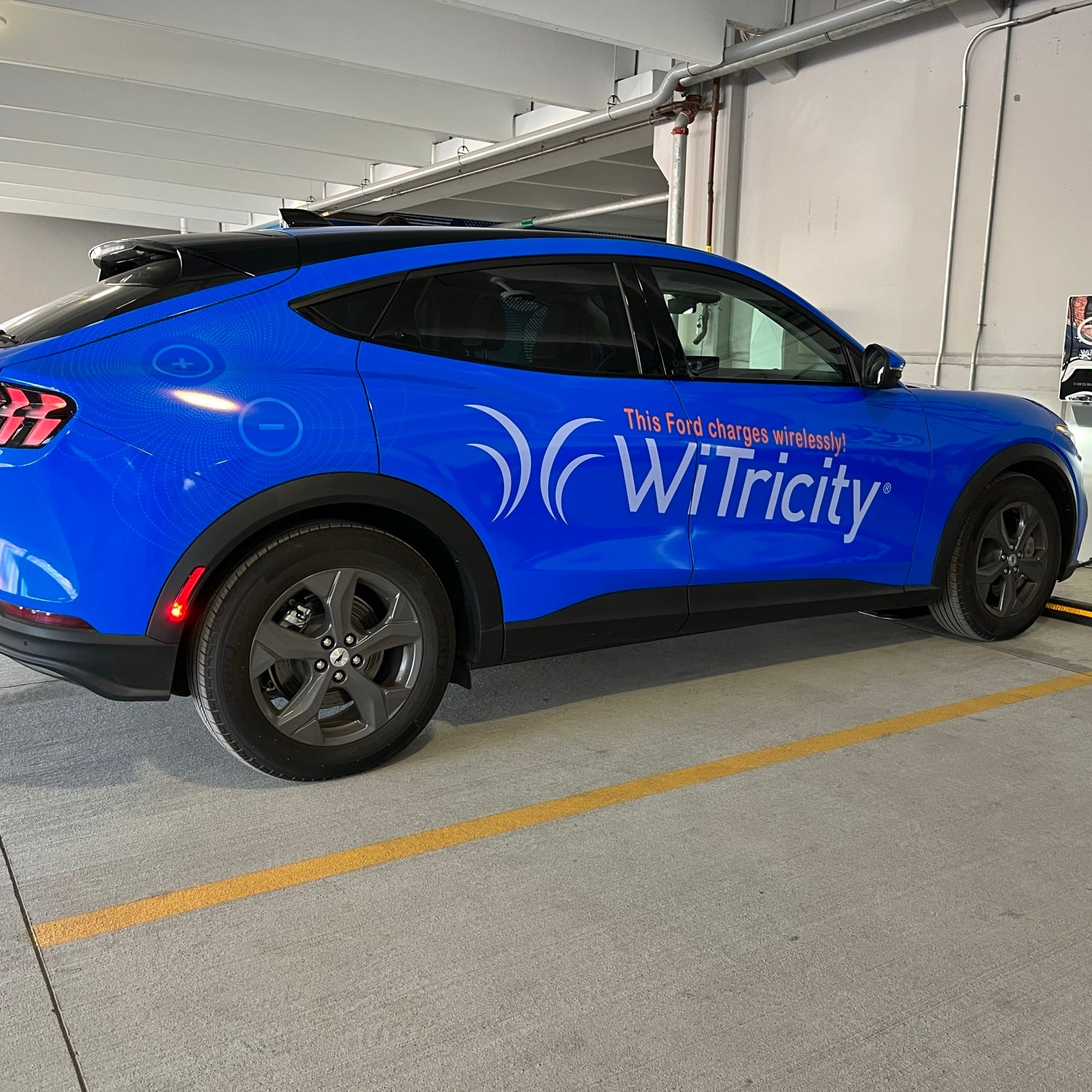 Wireless EV charging in Detroit's Smart Parking Lab