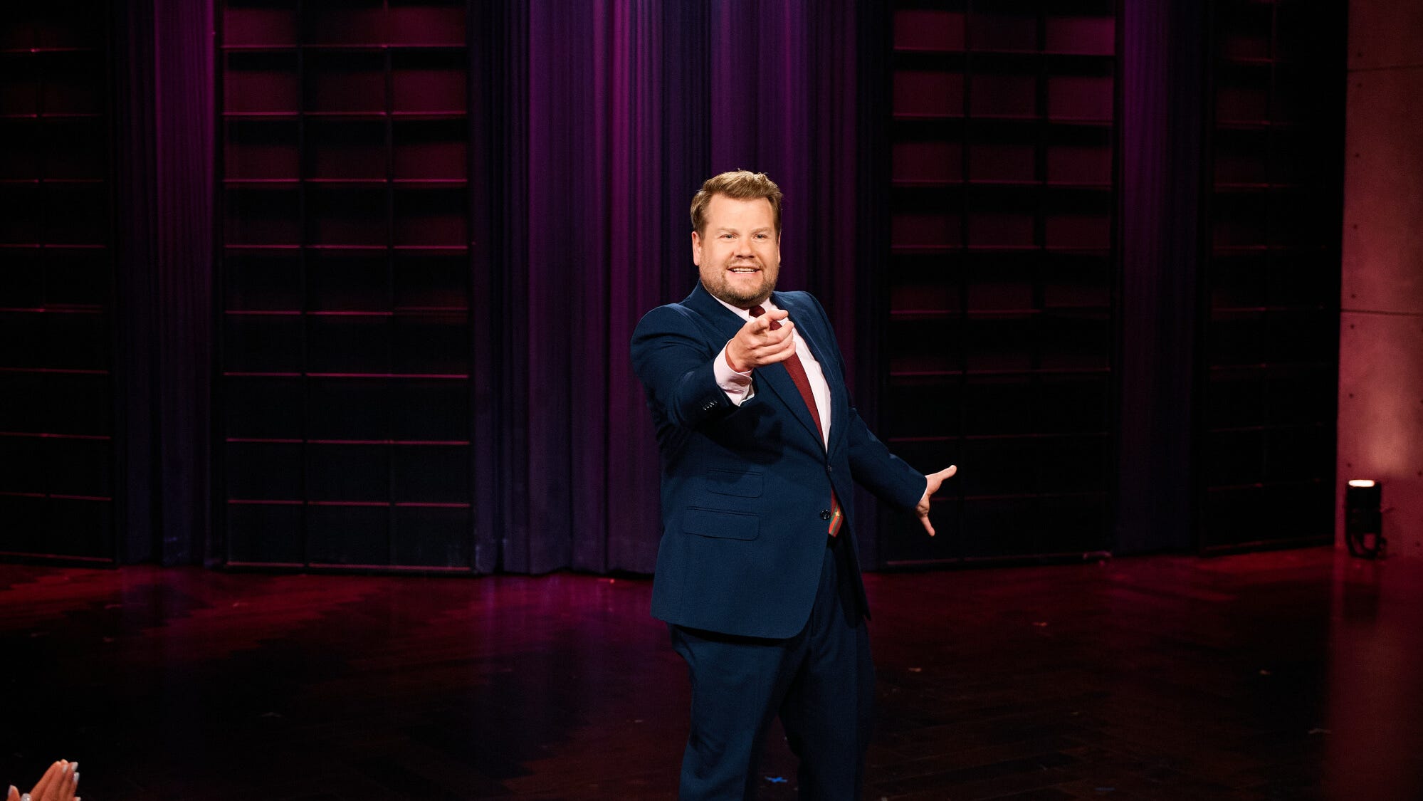 James Corden during his last week of "Late Late Show" episodes.