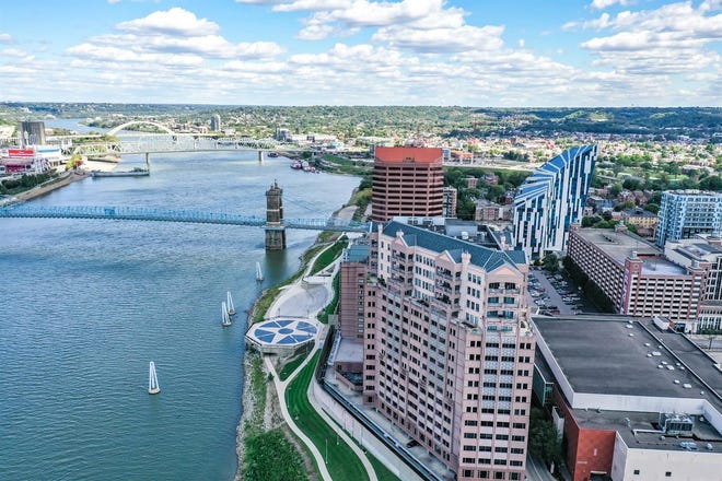 Penthouse 1B in the Domaine de la Rive building in Covington has been listed for $3.2 million.