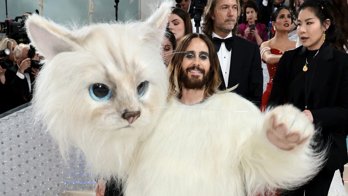 Jared Leto, Doja Cat honor Karl Lagerfeld's cat Choupette on Met Gala ...