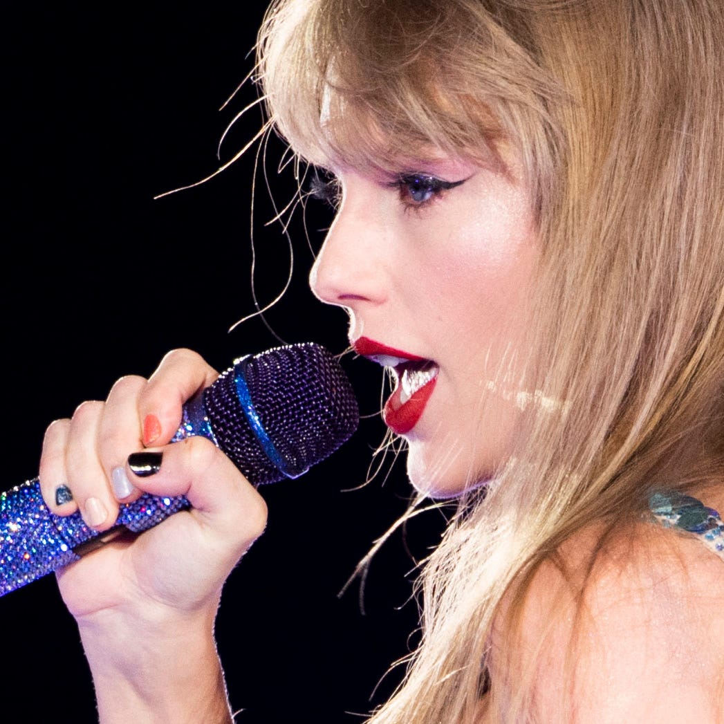  Taylor Swift performs at Nissan Stadium  in Nashville , Tenn., Friday, May 5, 2023.