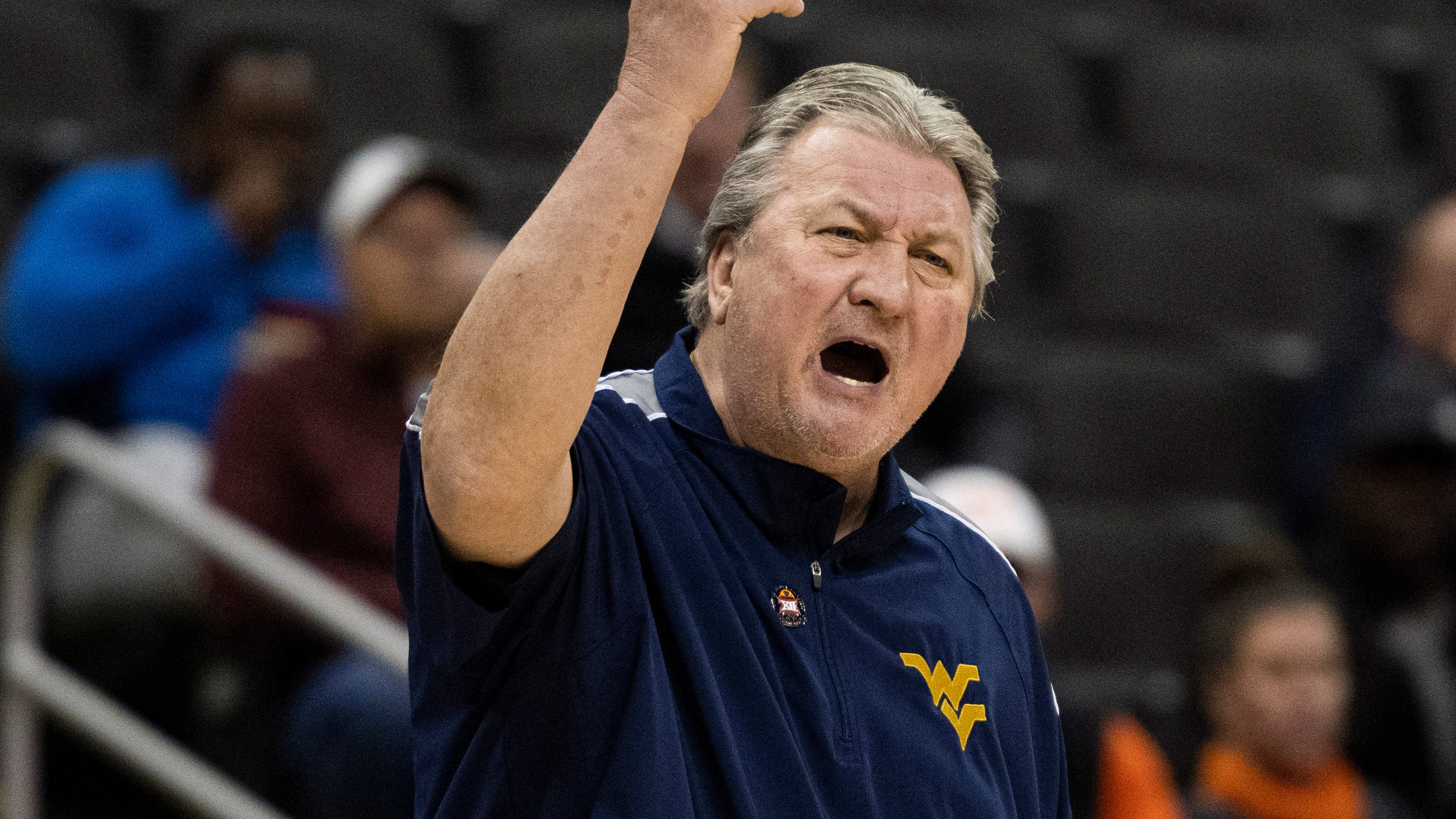 West Virginia basketball coach Bob Huggins