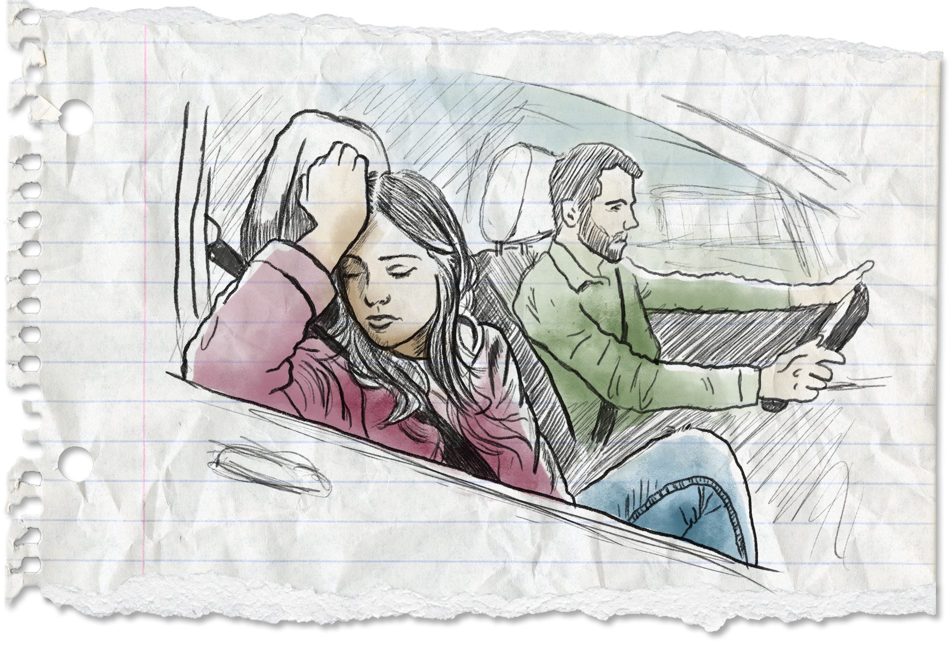 Several students who struggled with school avoidance told USA TODAY they would often experience panic attacks in the car on their way to school.
