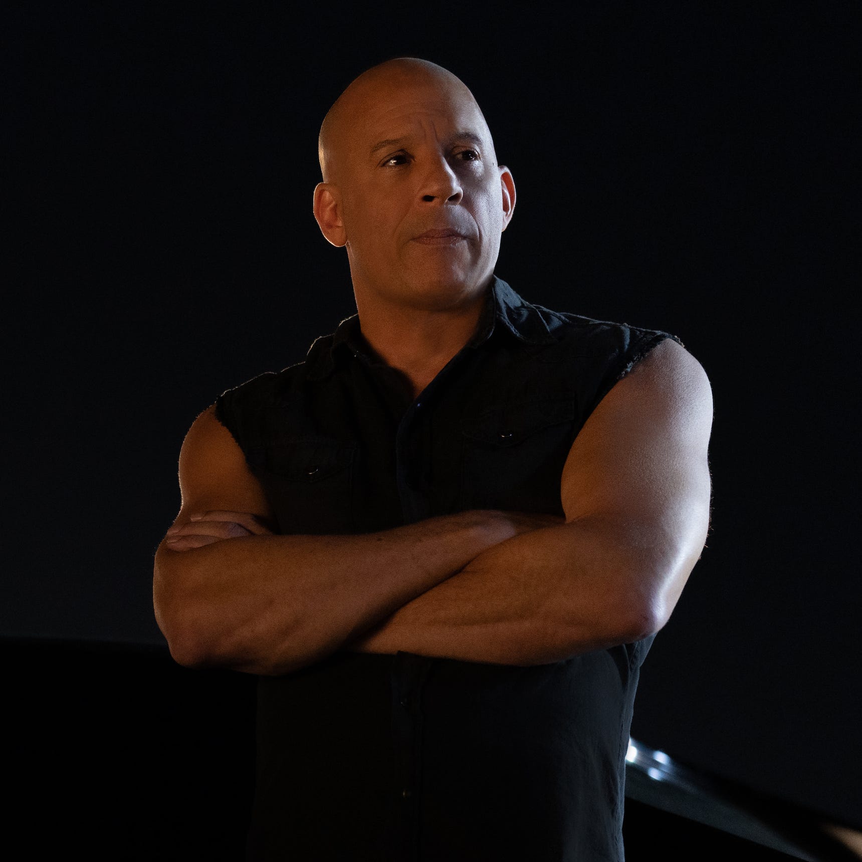 Dom (Vin Diesel) is in a bad place at the end of "Fast X."