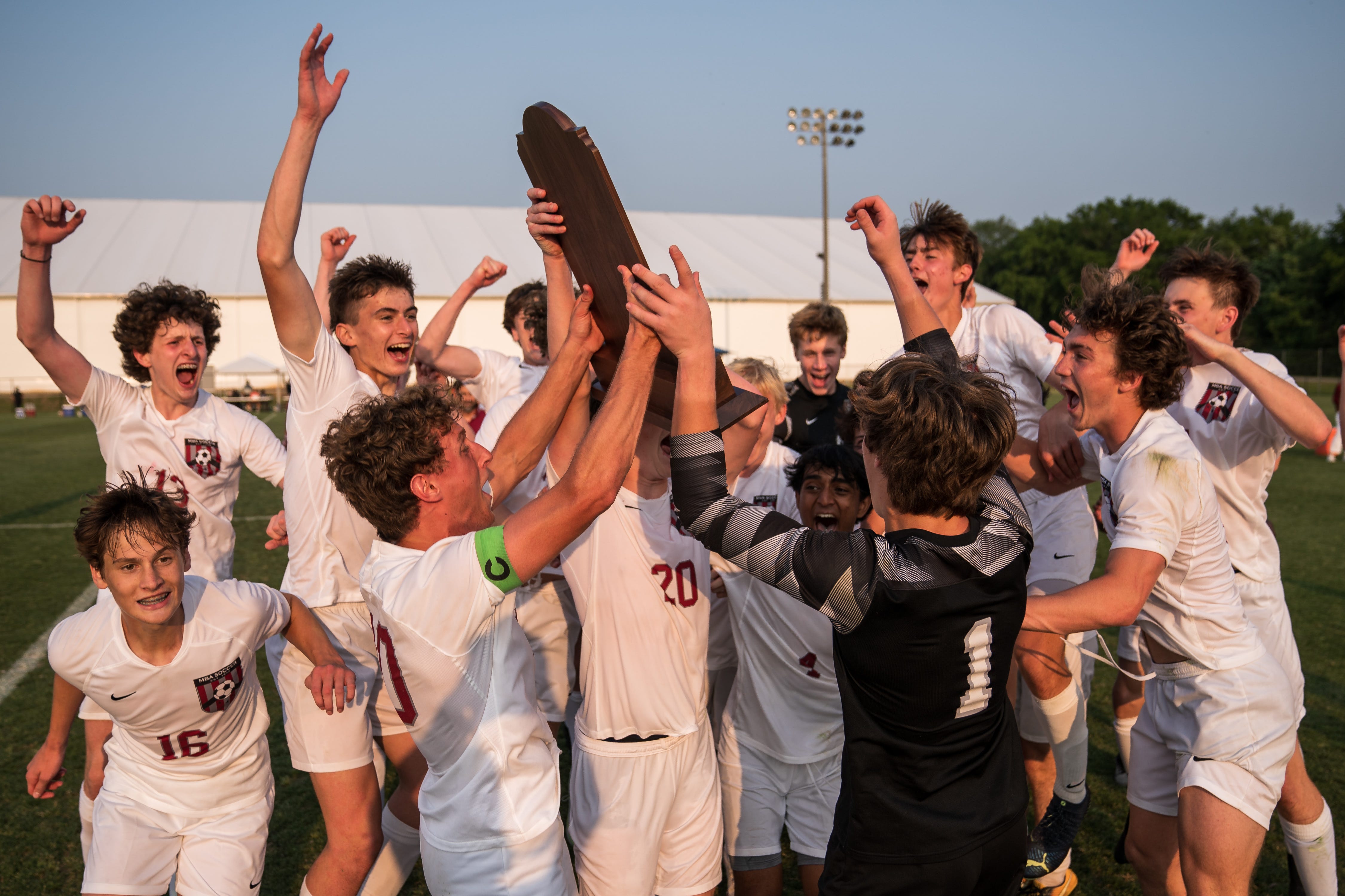 Montgomery Bell Academy soccer IIAA state championship awards ceremony