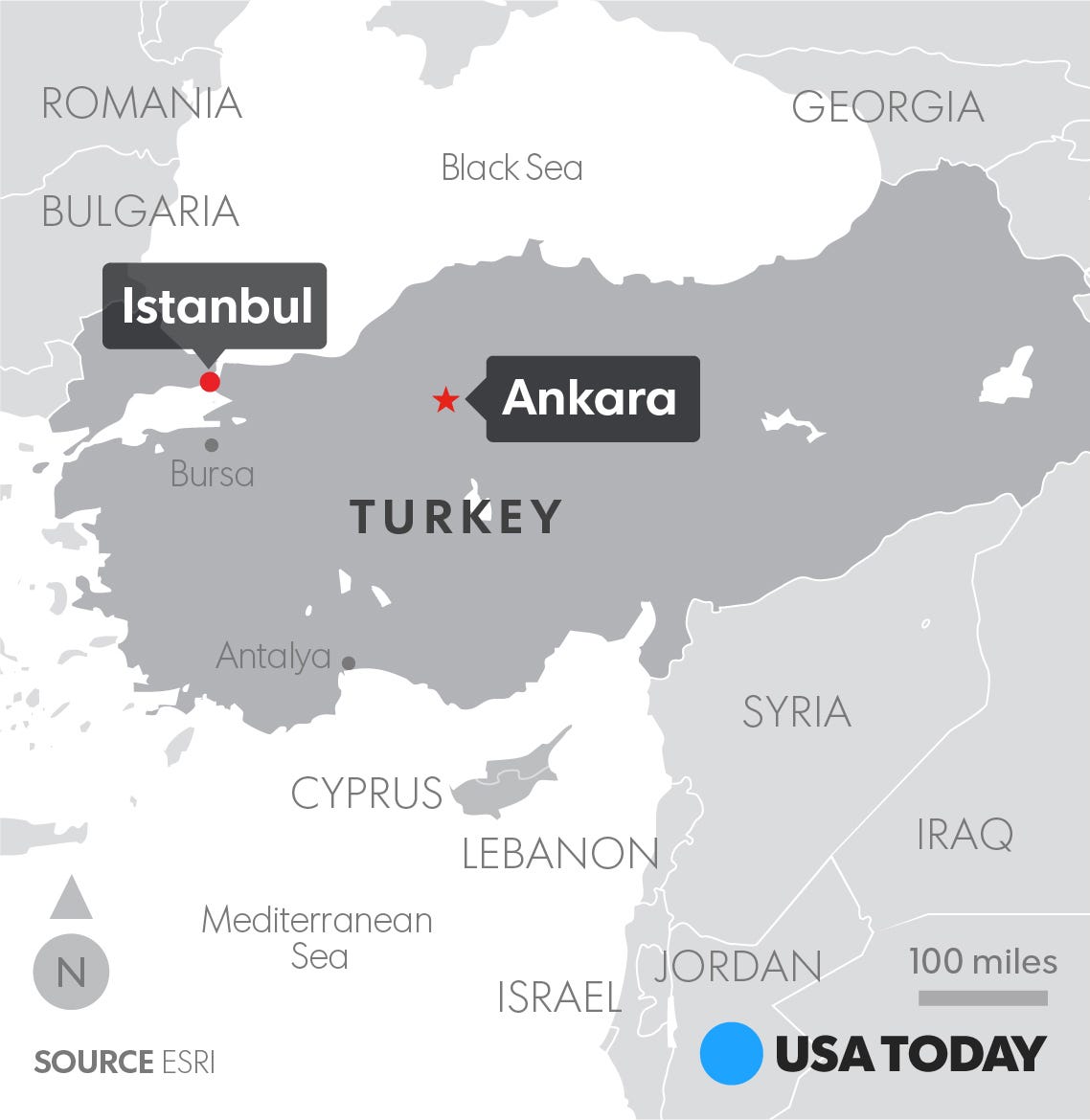 Reports: At least 90 dead in attempted Turkish coup