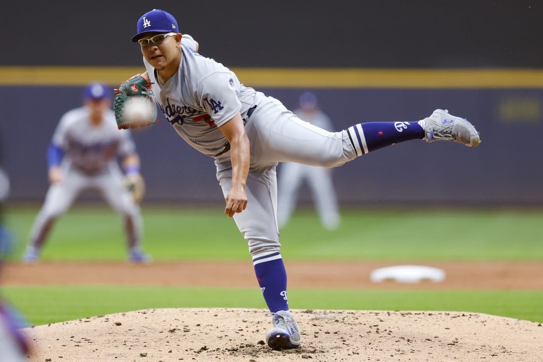 Julio Urias wins 10th straight as Dodgers blank Brewers