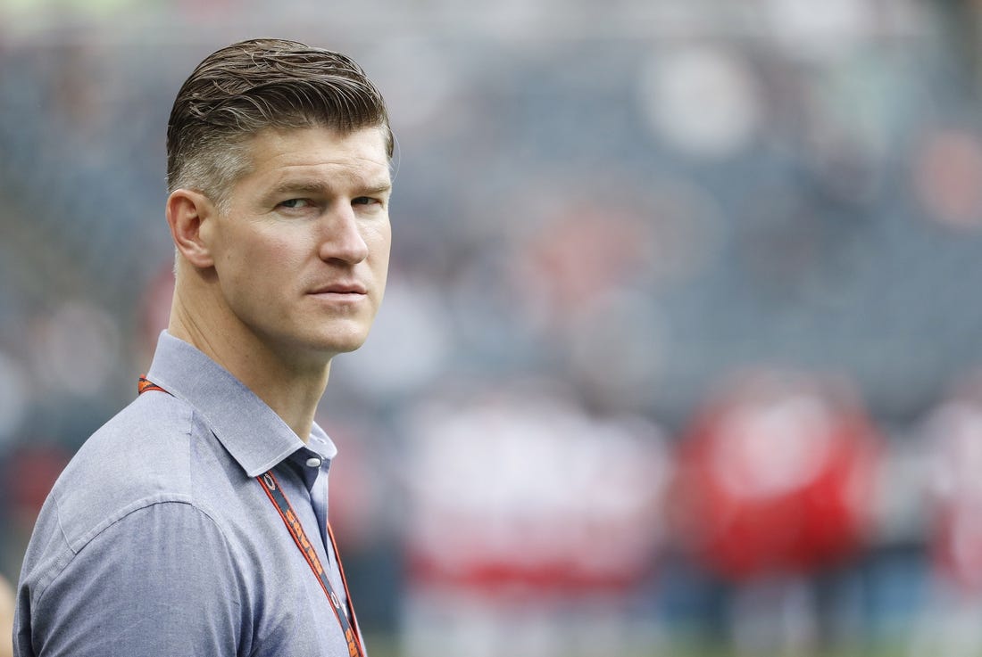 Chicago Bears general manager Ryan Pace could look for early help at guard.