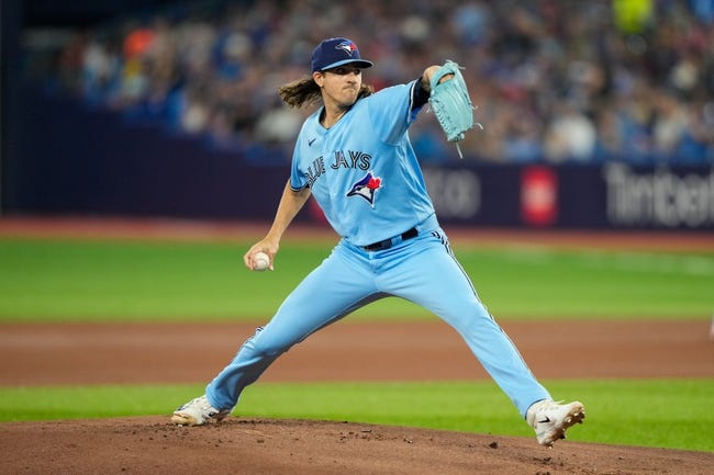 Photo: Toronto Blue Jays vs Cleveland Guardian Game in Cleveland -  CLE20230810116 